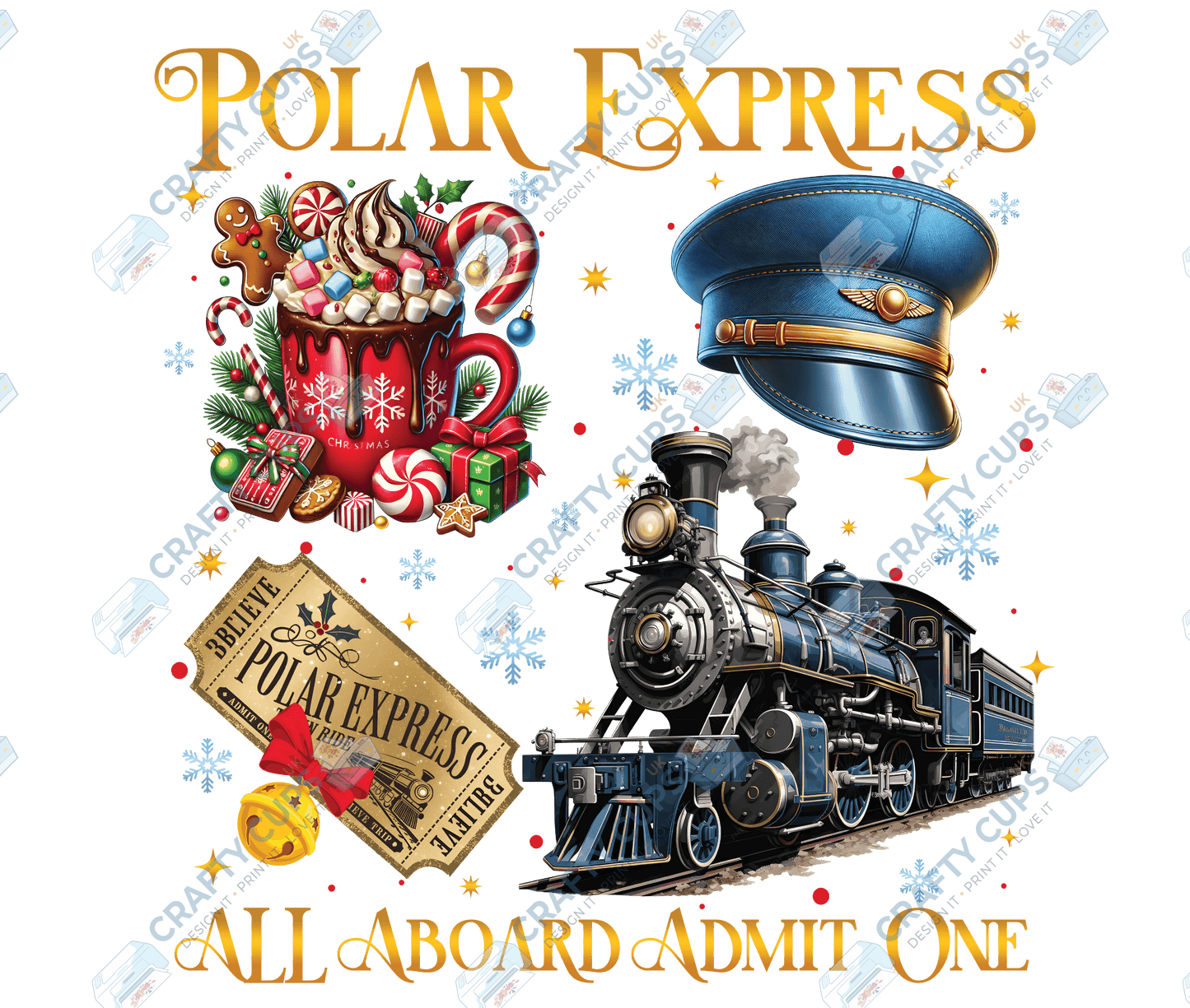 10-Inch Christmas DTF Transfers UK – Ready-to-Press Festive Heat Transfers for Clothing & Gifts