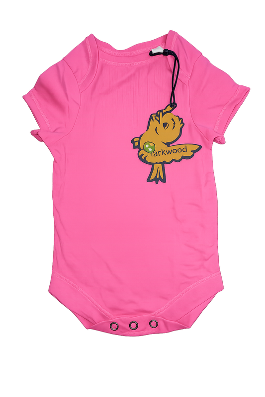 Parkwood Bright Pink Baby Bodysuit Newborn NB | Short Sleeve Baby Grow