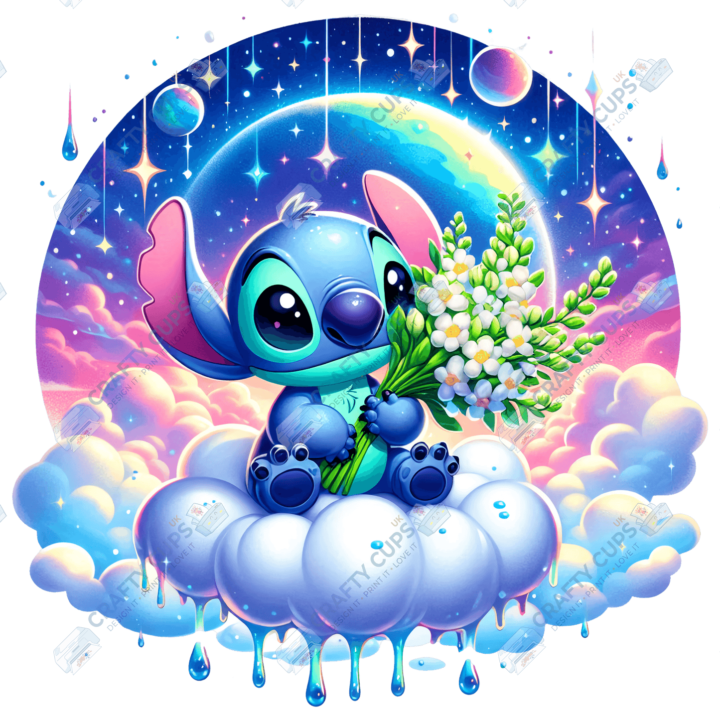 Blue Alien DTF Transfers – High-Quality Heat Transfers for Shirts, Hoodies & Apparel | Multiple Sizes & Unique Designs