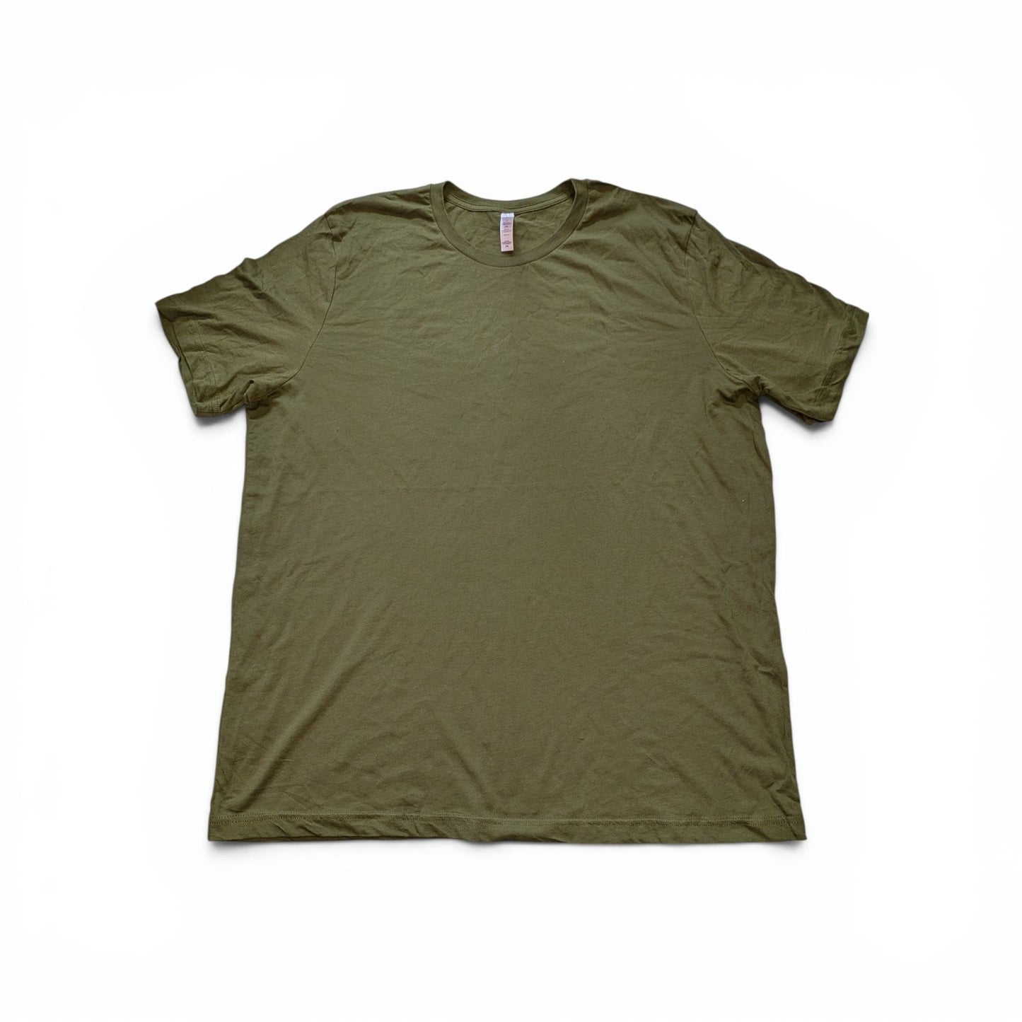 Bella + Canvas Olive Green T-Shirt 2XL | 100% Cotton | Premium Unisex Tee