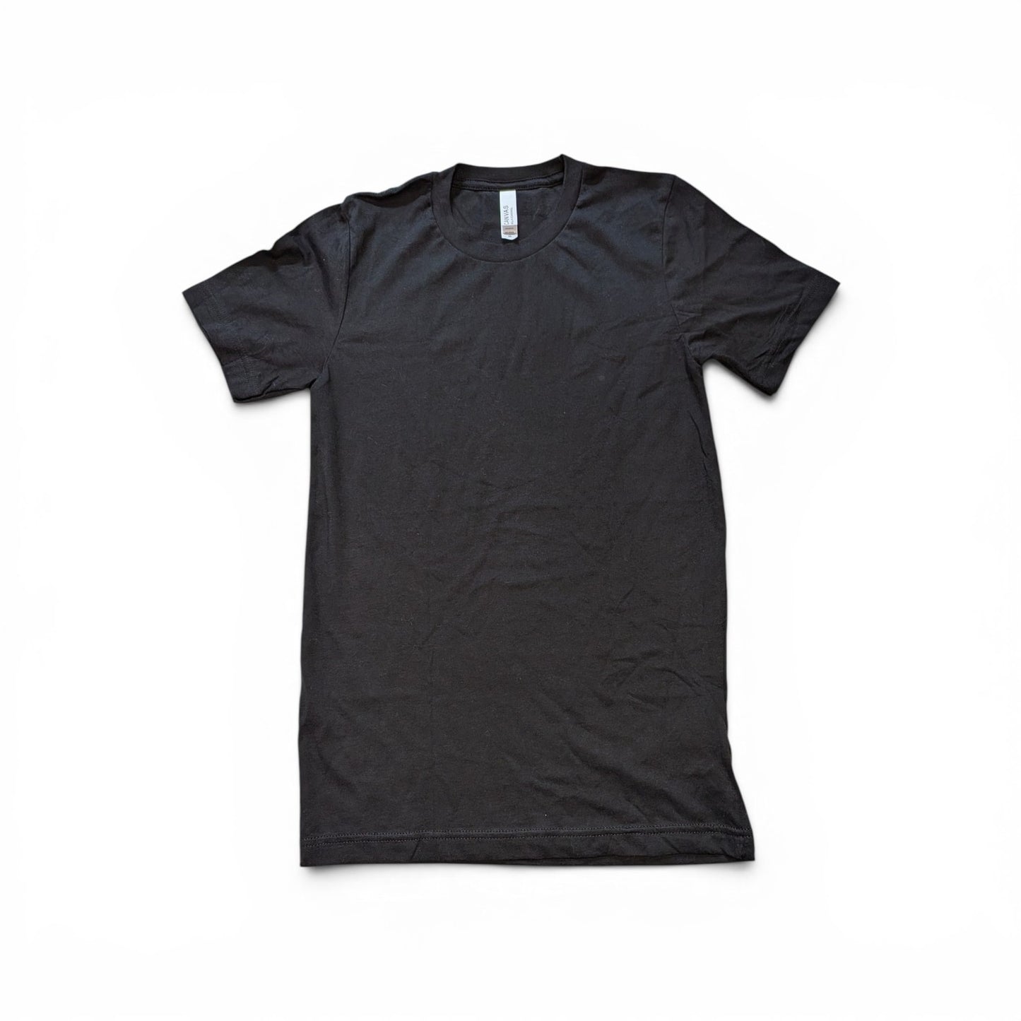 Bella + Canvas Black T-Shirt XS | 100% Cotton | Premium Unisex Tee