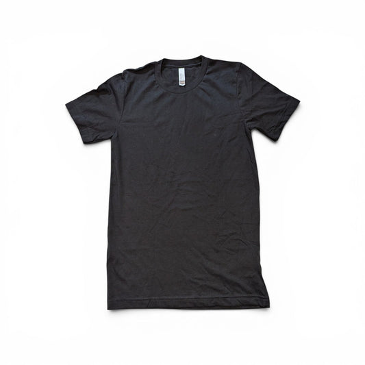Bella + Canvas Black T-Shirt XS | 100% Cotton | Premium Unisex Tee