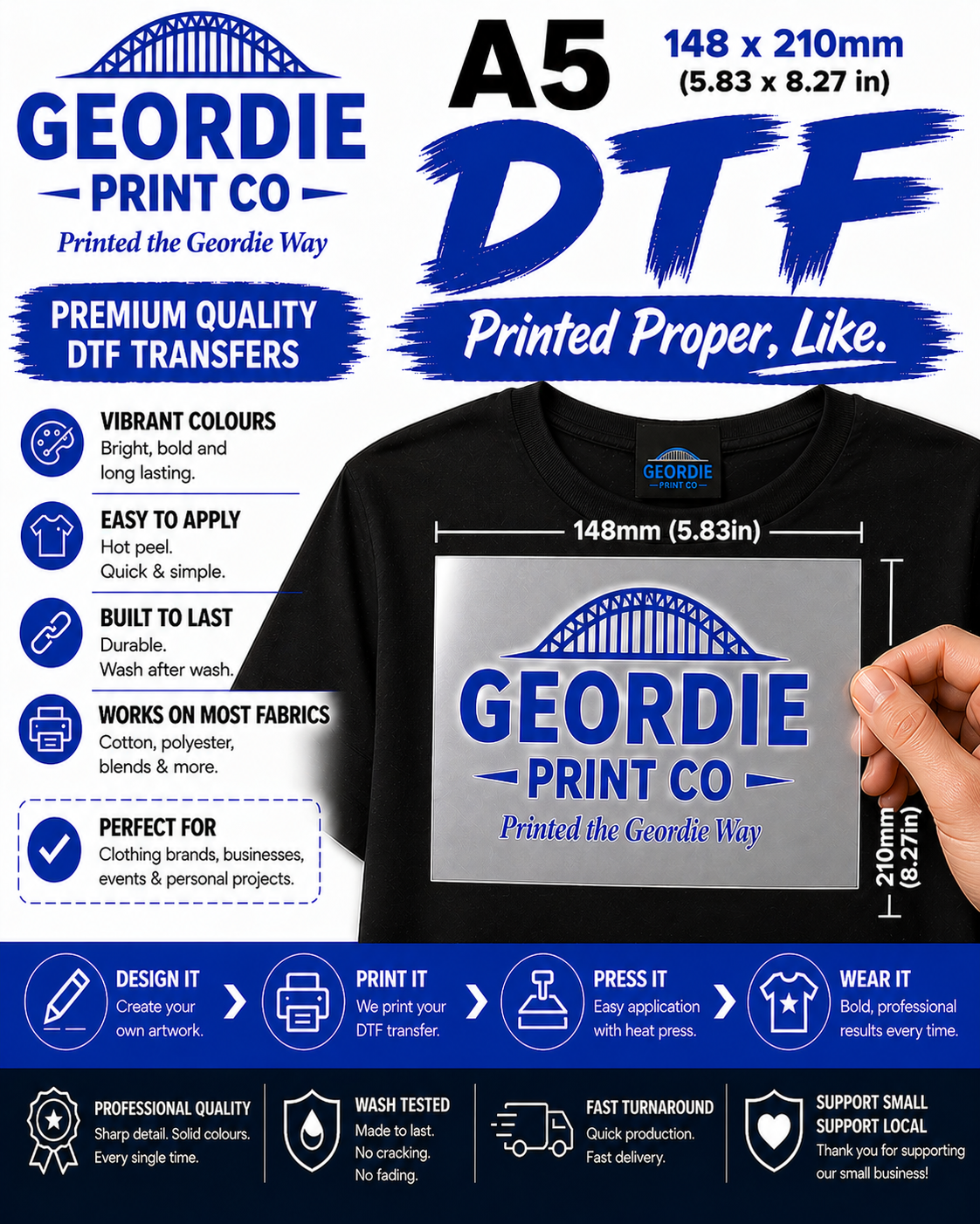 A5 Custom DTF