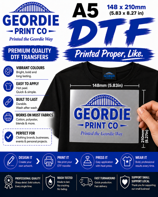 A5 Custom DTF
