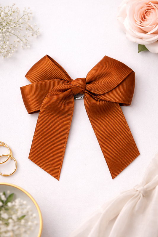 4 Inch Hair Bows with Crocodile Clip | Grosgrain Bows in Multiple Colours | Perfect for DTF Bow Designs