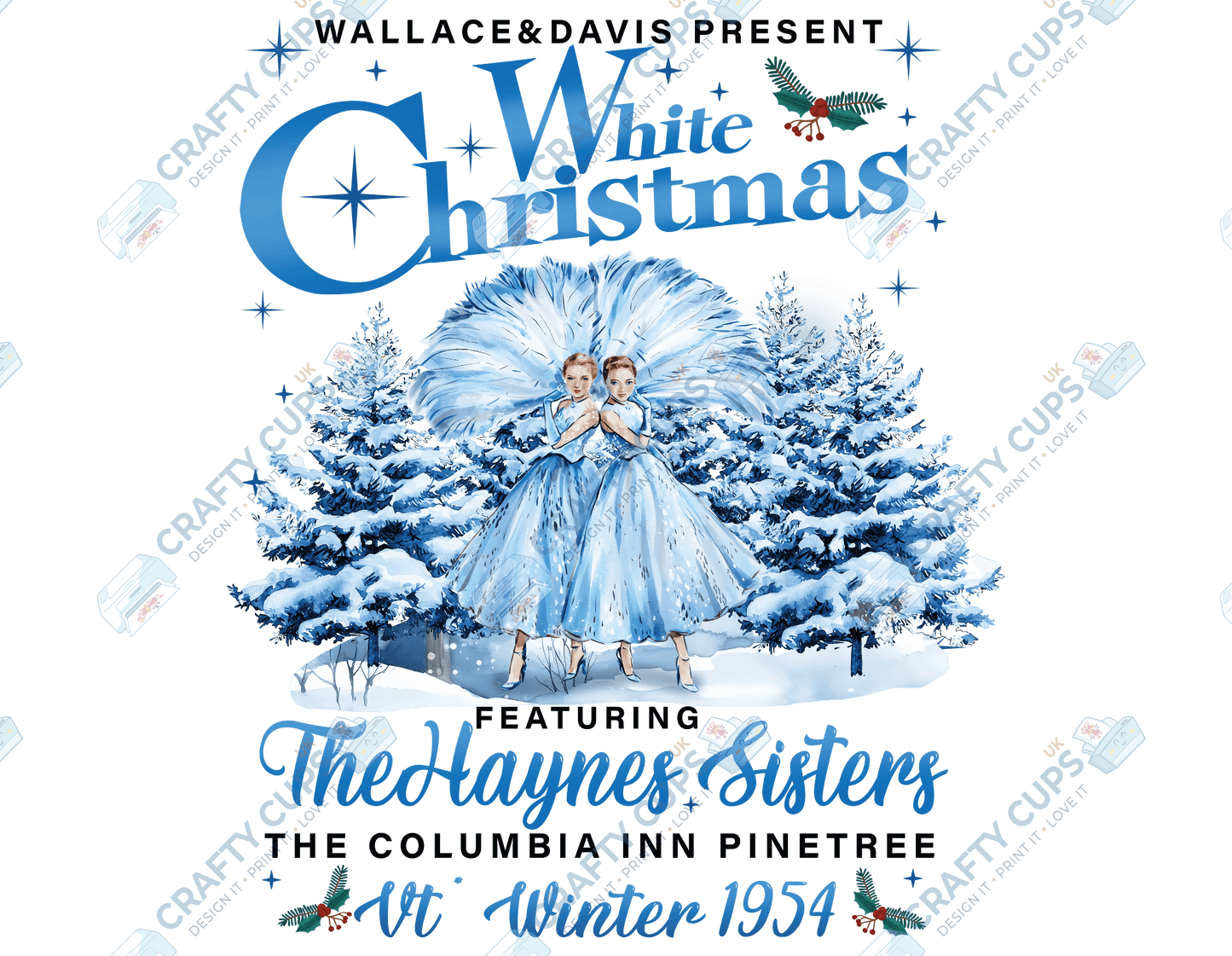 10-Inch Christmas DTF Transfers UK – Ready-to-Press Festive Heat Transfers for Clothing & Gifts